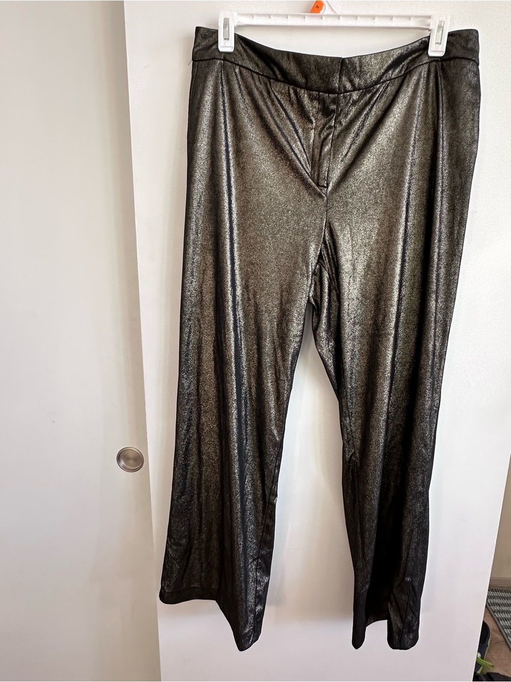Joie Shimmery Black Wide-Leg Pants